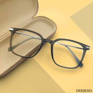 Black Color Square Shape Eyeglasses