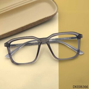 Grey Transparent Color Eyeglasses