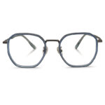 New Transparent Semi Round Eyeglasses