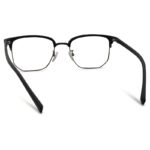 Clubmaster Shape Black Color Eyeglasses