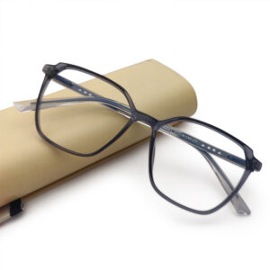 Grey Transparent Color Eyeglasses