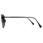 Black Color Semi Round Shape Eyeglasses