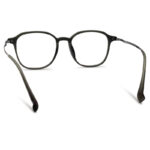 Black Color Semi Round Shape Eyeglasses