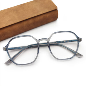 Blue Transparent Eyeglasses