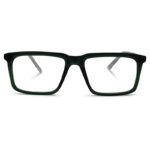 Green Transparent Color Eyeglasses