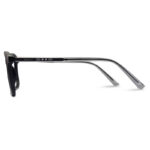 Black Transparent Eyeglasses