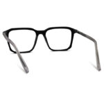 Black Transparent Eyeglasses