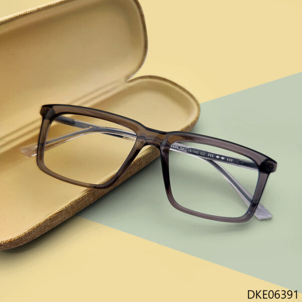 Grey Transparent Color Eyeglasses