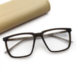 Black Color Square Shape Eyeglasses