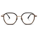 Semi Round Black Color Eyeglasses