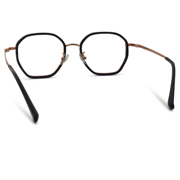 Semi Round Black Color Eyeglasses