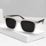 Transparent and Wooden Premium Quality Sunglasses