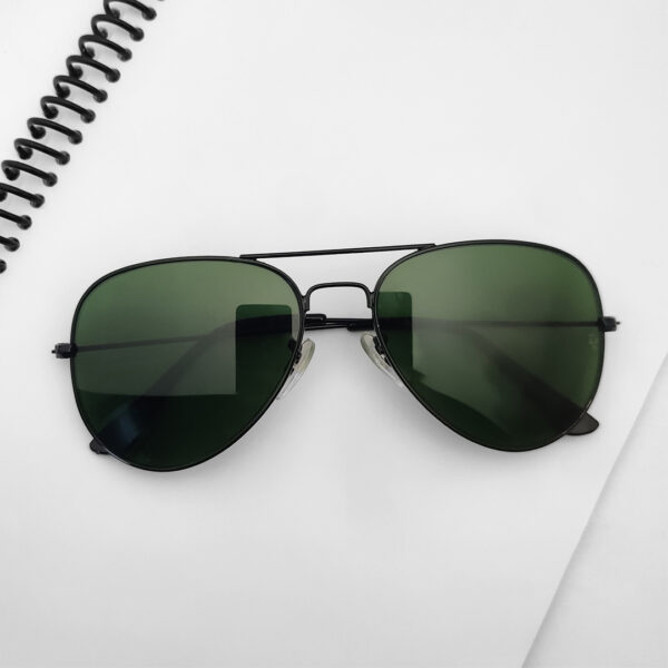 Aviator Shape Bottle Green Color Sunglasses