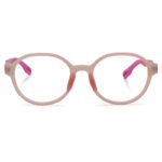 Pink Transparent Color Eyeglass
