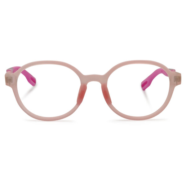 Pink Transparent Color Eyeglass