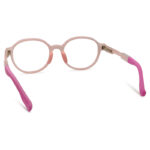 Pink Transparent Color Eyeglass