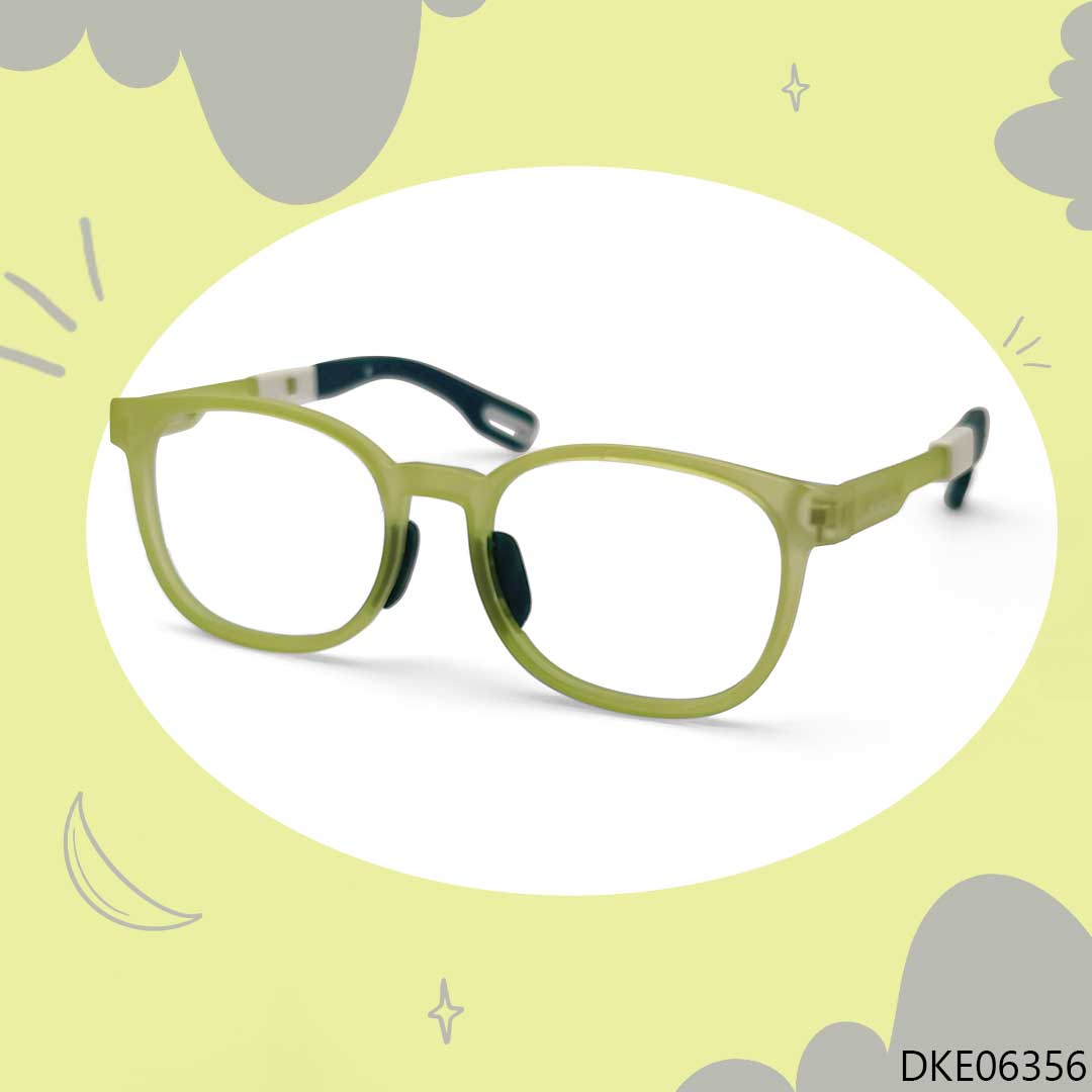 Olive Transparent Color Eyeglass