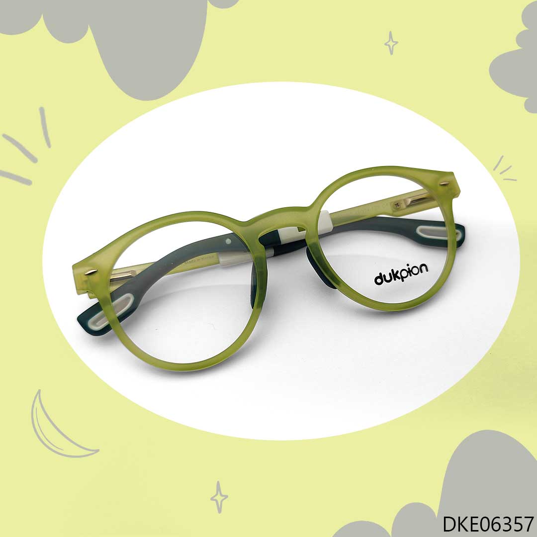 Round Shape Olive Eyeglass
