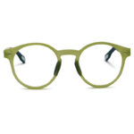 Round Shape Olive Eyeglass