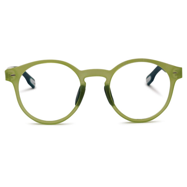 Round Shape Olive Eyeglass
