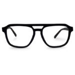 Tiger Print Double Bridge Eyeglass