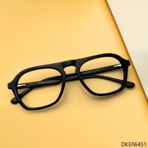 New Aviator Shape Black Color Eyeglasses