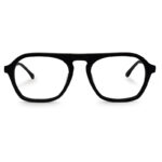 New Aviator Shape Black Color Eyeglasses