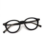 Black Color Round Shape Eyeglasses