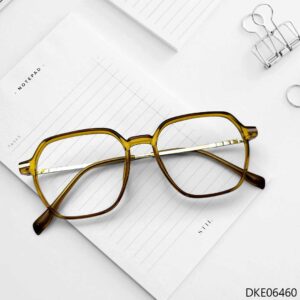 Olive Transparent Color Eyeglasses