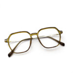 Olive Transparent Color Eyeglasses