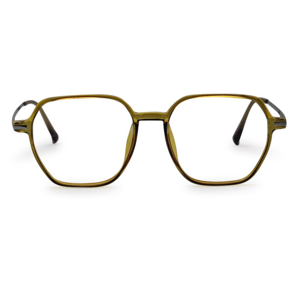 Olive Transparent Color Eyeglasses
