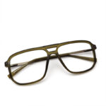 Olive Transparent Eyeglasses