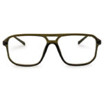 Olive Transparent Eyeglasses