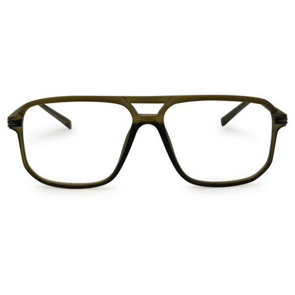 Olive Transparent Eyeglasses