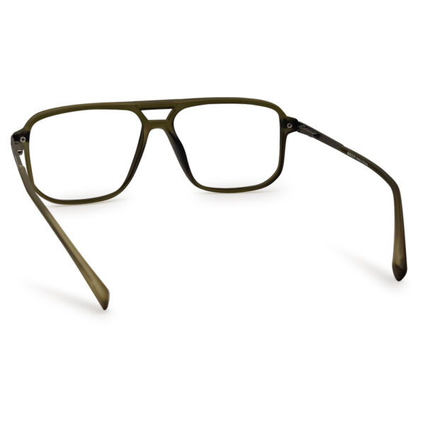 Olive Transparent Eyeglasses