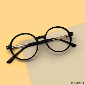 New Black Color Round Shape Eyeglasses