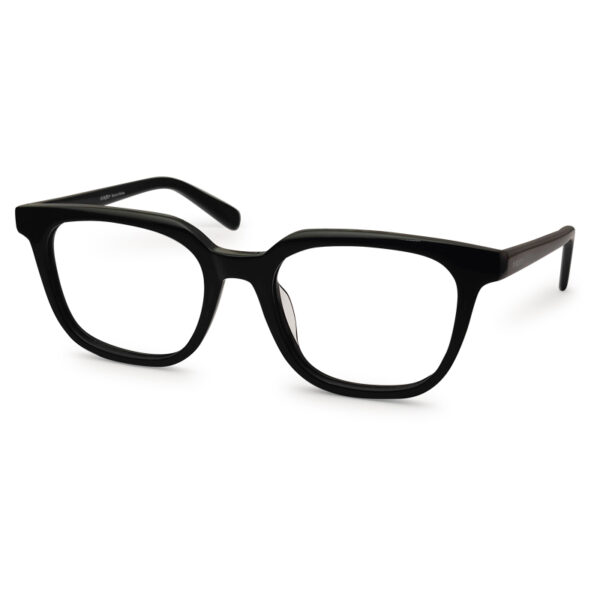 Black Color Unique Shape Premium Eyeglasses