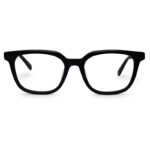 Black Color Unique Shape Premium Eyeglasses