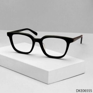 Black Color Unique Shape Premium Eyeglasses