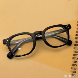 Black Color Unique Shape Eyeglasses