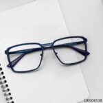 Blue Color Square Shape Eyeglasses