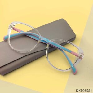 Mixed Transparent Color Eyeglass