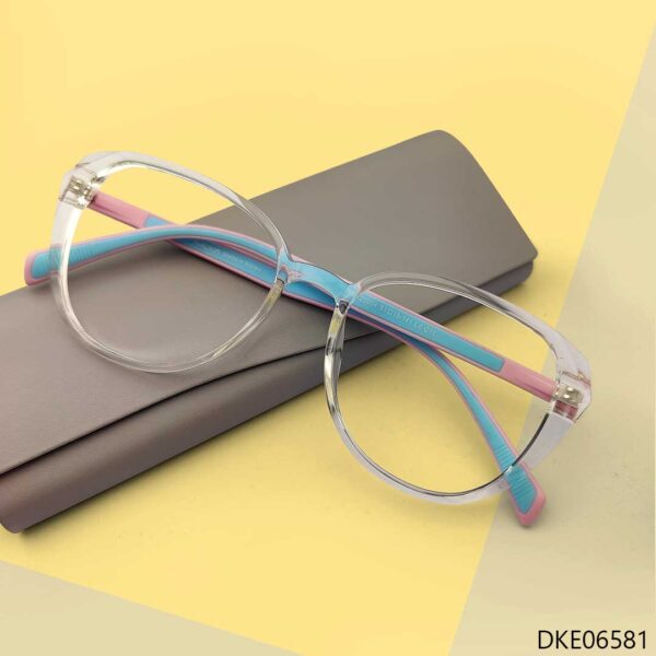 Mixed Transparent Color Eyeglass
