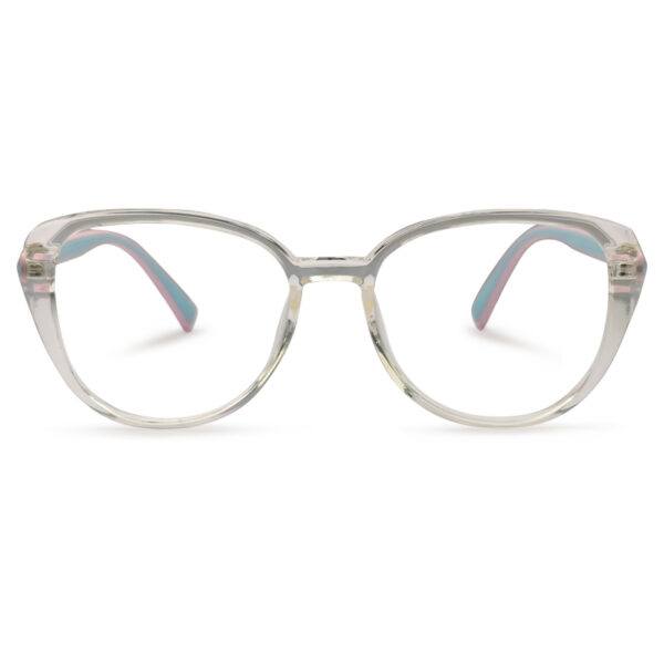 Mixed Transparent Color Eyeglass