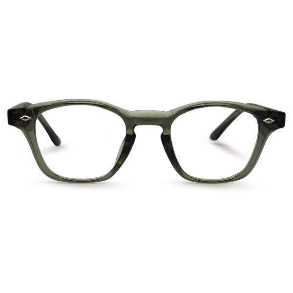 Olive Transparent Eyeglass