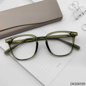Olive Transparent Color Eyeglass