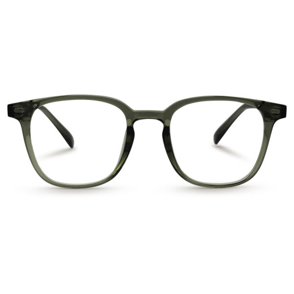 Olive Transparent Color Eyeglass
