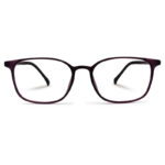 Red Transparent Color Eyeglass
