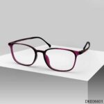 Red Transparent Color Eyeglass