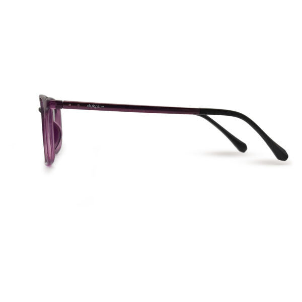 Red Transparent Color Eyeglass